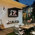 thumbnail image 5 of Kselythan Outdoor TV Enclosure (Fits 44-55" TVs),Outdoor TV Hard Cover,Wood Weatherproof TV Cover With 4D Adjustable Mount & Fold-Up Door,Includes Dust Cover & Sturdy Handle For Outside Flat Screen, 5 of 5