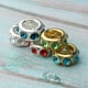 thumbnail image 2 of 5 Unids Rhinestone Metal Dreadlocks Beads Brillante cabellero Colgantes Decoración Para Mujeres Niñas Joyería De DIY Collar Que Hac Yinane Dreadlock Hair Beads, 2 of 8