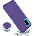 thumbnail image 5 of HSHDLDF Samsung Galaxy A71 4G Case, Samsung Galaxy A71 4G Case Soft TPU Hard PC Heavy Duty Shockproof 3 Layer Cover for Samsung Galaxy A71 4G (Dark Purple), 5 of 5