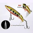 thumbnail image 3 of Juego de señuelos de pesca Topwater de 6 uds NikouMX Señuelo de pesca con cola giratoria flotante de plástico, 3 of 8