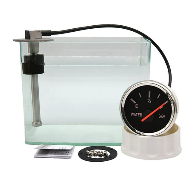 52mm Water Level Gauge 0-190ohm Level Sensor For Yacht Marine Boat Car Water Level Gauge Sensor Sender Unit 9-32V Accessories ,Suits Most Tanks