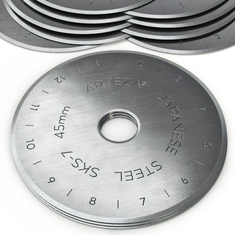 Arteza Rotary Cutter Blades, 45mm - 12 Pack 