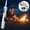 Silver(new), variant on Lux blazer butaneLighter, with Safety Lock & 360° Inverted Ignition, Power Torch Lighters, High-Heat Outdoor Flame for Campfires BBQ Baking, Camping, Outdoor Cooking