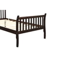 thumbnail image 6 of Twin Size Wood Platform Bed Frame with Headboard & Footboard, Modern Twin Platform Bed, Wood Slat Support, Rockjame Premium Wood Platform Bed, No Box Spring Needed, Easy Assembly, Expresso, 6 of 7