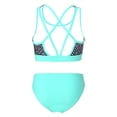 thumbnail image 2 of YONGHS Girls' Beach Sport 2-Piece Bikini Set Swimsuit Crop Top with Swim Briefs Bathing Suit Mint Green 10, 2 of 7