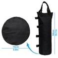 thumbnail image 4 of Bases de de 4 piezas, bolsas de arena portátiles desmontables a prueba de viento para exteriores Negro kusrkot bolsa de arena a prueba de viento, 4 of 8