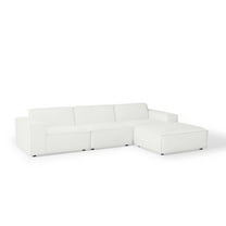 Modway Restore 4-Piece Sectional Sofa in White
