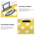 thumbnail image 3 of Fuzoiu Yellow And White Polka Dot Print Suitcase Cover,Washable Luggage Covers for Suitcase,Elastic Luggage Protector Cover,Scratch Resistant Travel Suitcase Covers-Large, 3 of 7