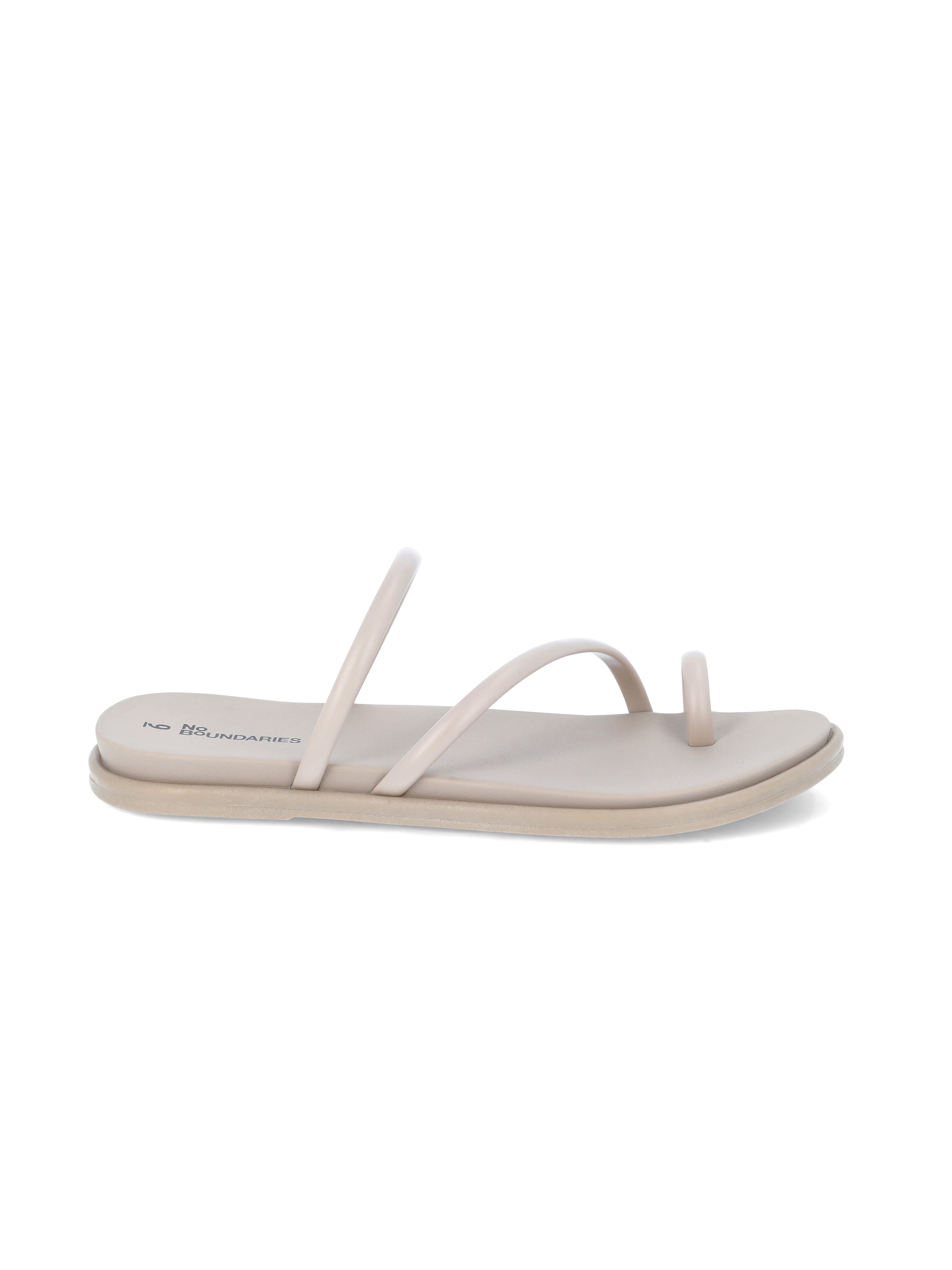 No Boundaries Women's Strappy Toe Loop Sandals