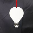 thumbnail image 1 of Sublimación Impresión en blanco Llanura MDF madera Forma de globo de aire caliente Decoración del hogar Colgante Adorno de baratija para árbol de Navidad, 1 of 3