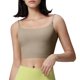 thumbnail image 1 of Mujeres de color sólido cuatro filas ajustable inalámbrico sujetador doble hombro a prueba de golpes yoga deportivo sujetador para el entrenamiento diario, 1 of 6