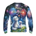 thumbnail image 2 of Happy New Year Maltese Family Cheer Winter Midnight Firework All Over Print 3D Sweatshirt Unisex Merch Maltese Dog Lover Gifts Idea - 02025, 2 of 6