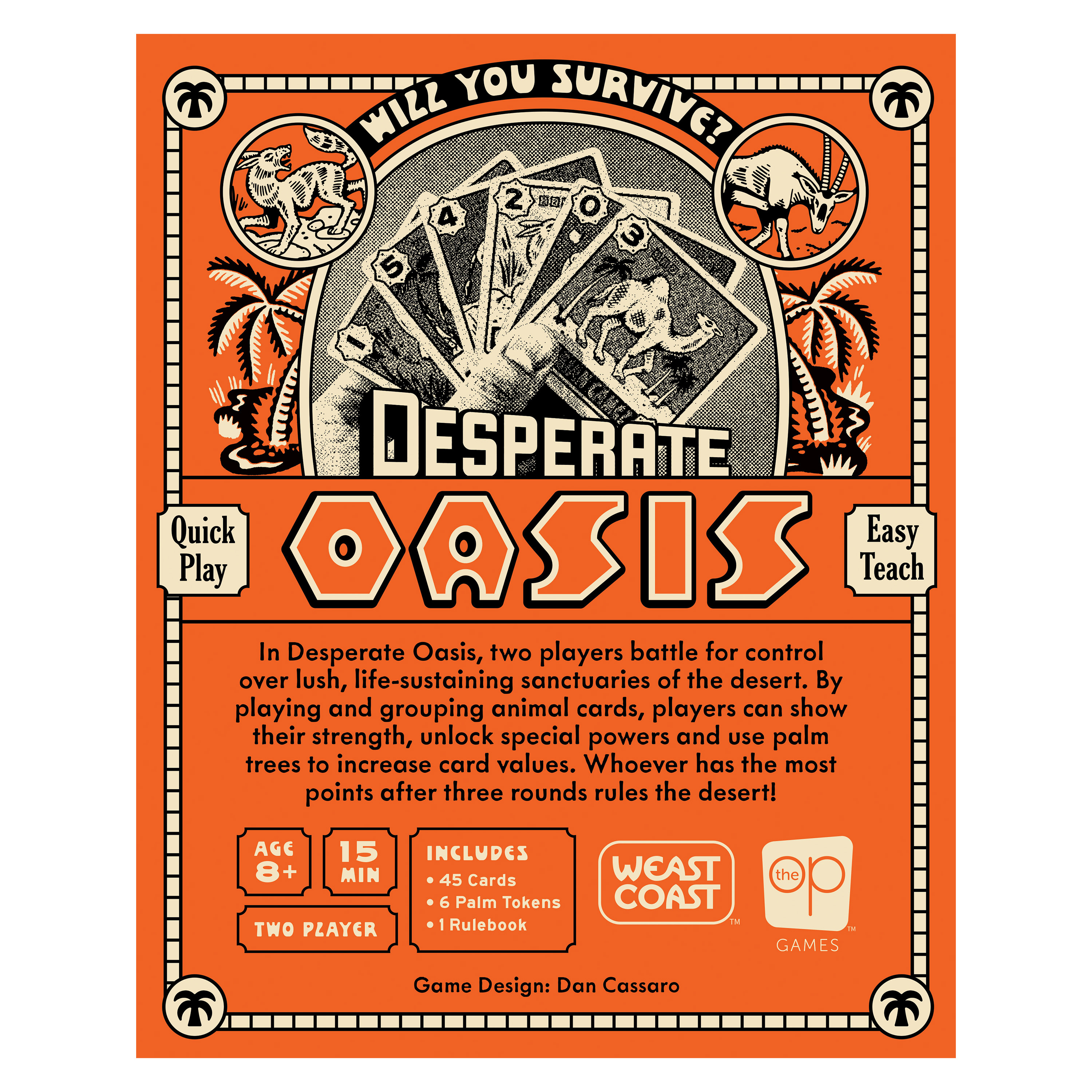 USAopoly Desperate Oasis Card Game photo 7