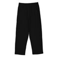 thumbnail image 4 of DeHolifer Girls Pants Cotton Linen Elastic Waisted Solid Color Straight Leg Summer Lightweight Loose Comfy Pants,6 Years, 4 of 6