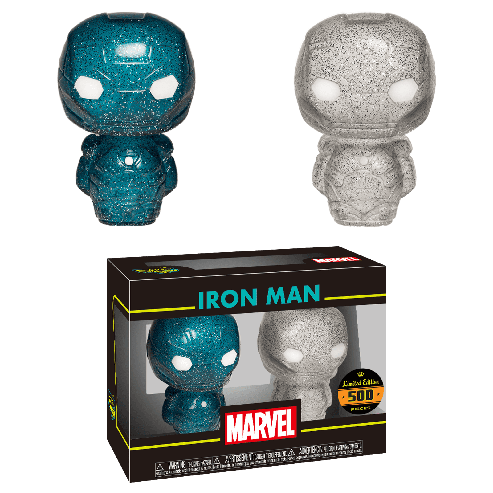 Funko Marvel Hikari Xs Iron Man Blue Silver Figure Set Walmart Com Walmart Com