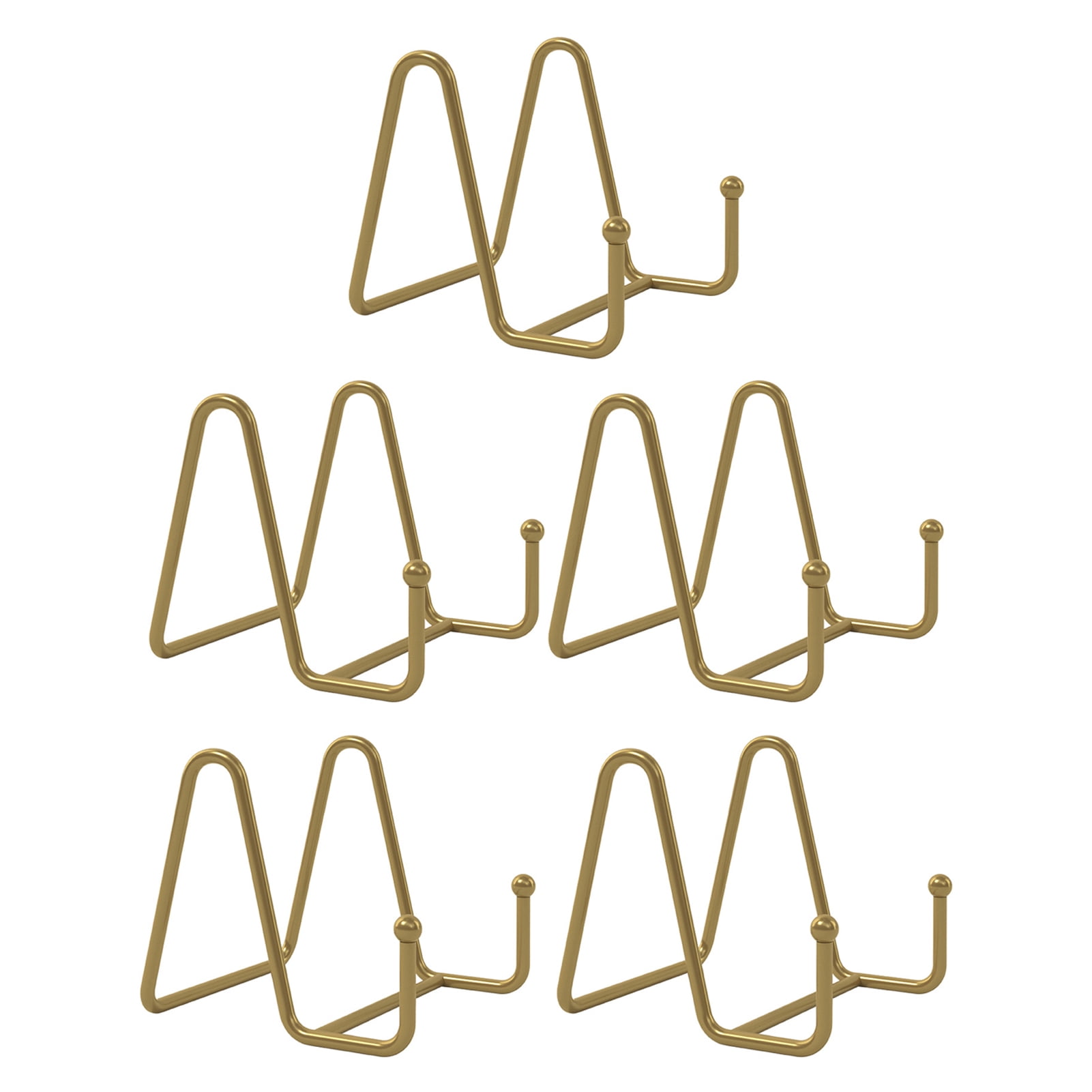 Plate Stands for Display 3/4/5 PCS Metal Square Wire Plate Holder