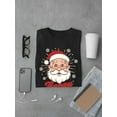 thumbnail image 3 of Happy Holidays Santa - Festive T-shirt Men's, 3 of 3