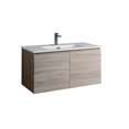 thumbnail image 2 of DAX Malibu Single Vanity Cabinet 36 Inches Pine, 2 of 2