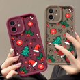 thumbnail image 5 of Funda de silicona TPU suave a prueba de golpes para iPhone, funda de Año Nuevo con sombrero de Navidad para iPhone 16, 15 Pro Max, 14 Plus, 11, 13, 12 Pro, X, XS, XR, 8, 7, 5 of 5