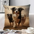 thumbnail image 4 of Uutvery Cute Animals Print Pillow Set of 2, 18x18 Inch Decorative Throw Cover for Sofa Living Room, Soft and Durable Fabric for Bedroom Decor, Playful and Cozy Gift Idea, 4 of 7