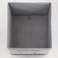 thumbnail image 5 of mDesign Soft Fabric Nursery Organizer Bin with Front Handle, 8 Pack - Gray, 5 of 9