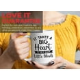 thumbnail image 7 of teacher Mug White 15oz - it takes a big heart to help shape little minds - Teacher's Day Appreciation Thank You Notes Valentine's Day Back to School Influencer Guru, 7 of 7