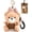 Bear Brown, variant on Cute Key Chain Plush Bear Bag Charm Teddy Bear Keychain Gift For Handbag,Purse, Backpack, Car Keys Bear Brown