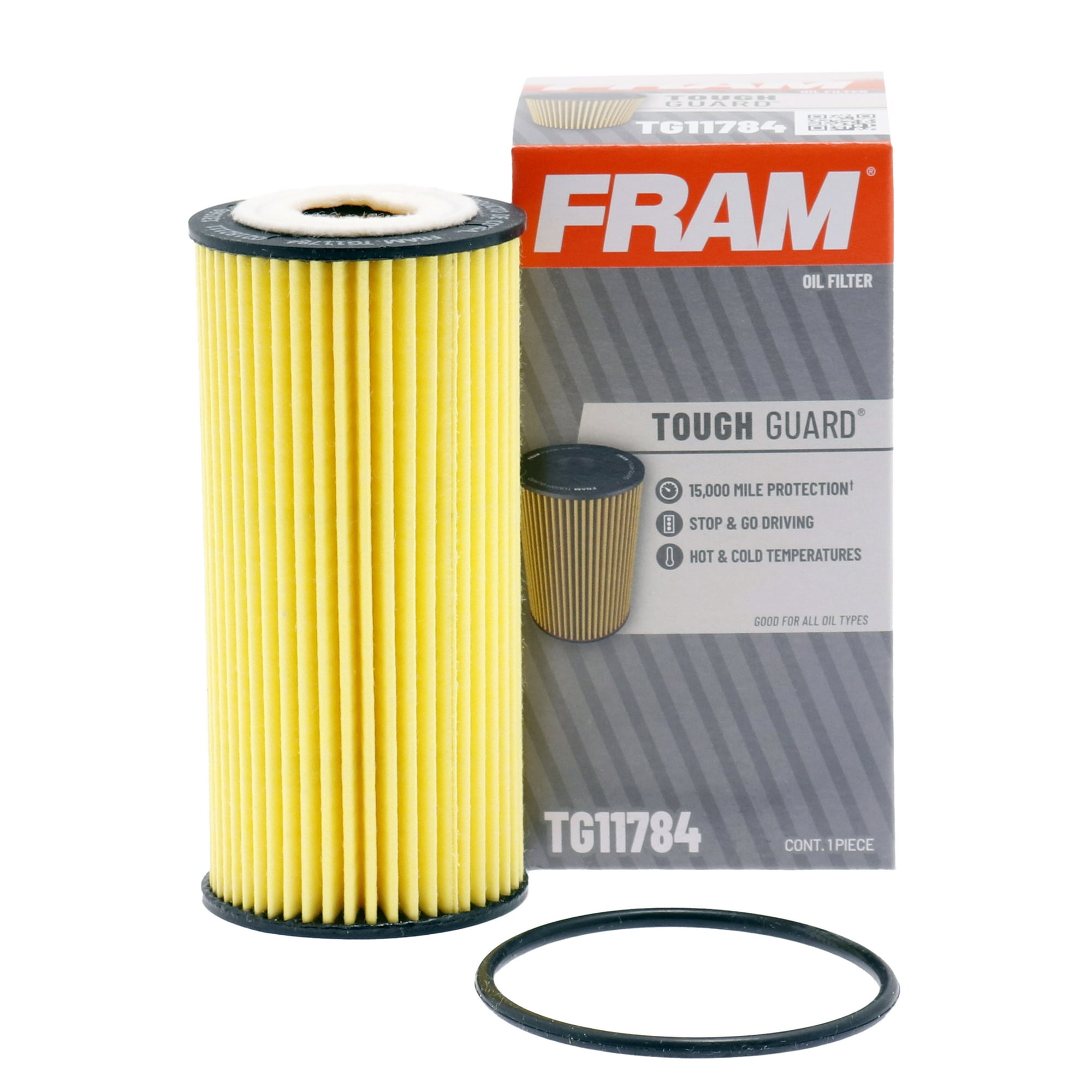FRAM Tough Guard Oil Filter, TG11784, 15K mile Filter for Audi and Volkswagen Vehicles