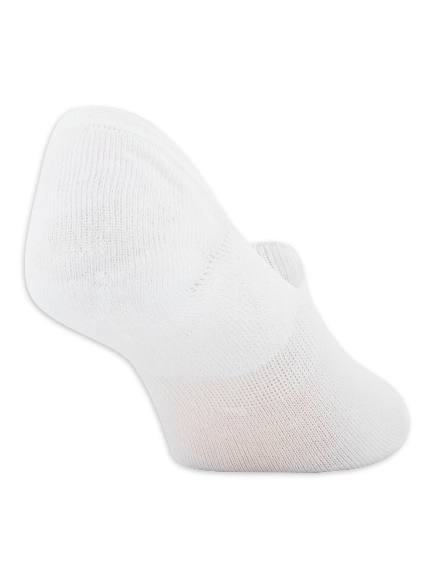 PEDS Women's High Cut Cushion Heel and Toe Liner Socks with Heel Tab, 6 Pairs