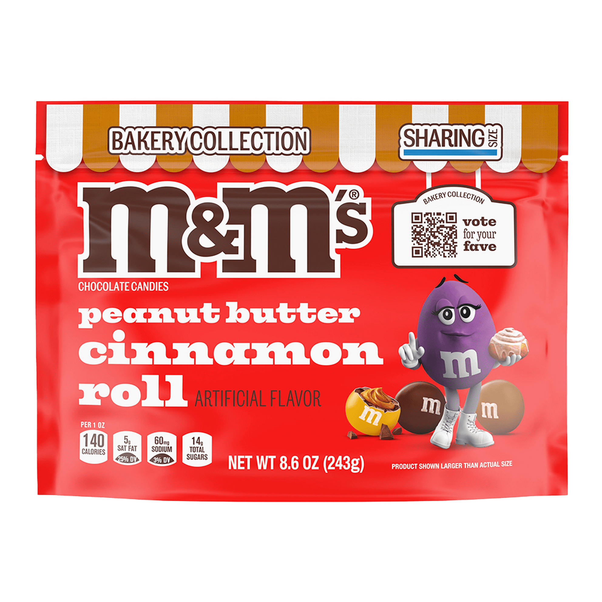 M&M's Bakery Collection - Set of 3 Flavors - Lemon Meringue Pie, Cherry Chocolate Cupcake, and Peanut Butter Cinnamon Roll