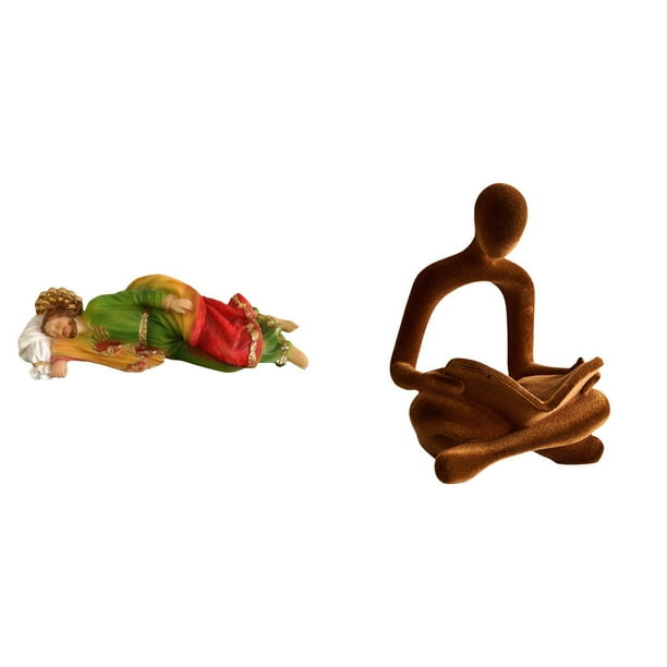 Estatua de José,Estatua de José durmiente,figura religiosa,Figura del pensador abstracto,Estatua de Pensador Abstracto,Arte,Decoración para el Hogar,Figura humana decorativa para estantería