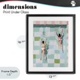 thumbnail image 4 of Stupell Industries Contemporary Twin Swimmers in Pool Black Framed Print Under Glass, 13 x 16, by The Prints Vibe, 4 of 8