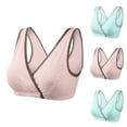 thumbnail image 3 of Tejiojio Maternity/Labor/Nursing Clothing Women's Nursing Bra Maternity Sleeping Underwear Large Size Large Cup No Wire Underwear Women Daily Bra, 3 of 4