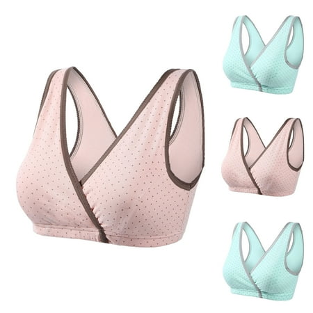 Women s Nursing Bra: Wireless Maternity Sleep Bra for Large Busts  Comfortable Cotton Underwear  Sexy & Supportive