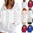 thumbnail image 4 of CFXNMZGR Women Hoodies Pullover Women's 2026 Spring Zip Up Y2K Hoodies Casual Long Sleeve Sweatshirts Fall Winter Track Jackets with Pockets (Beige,L), 4 of 6
