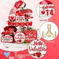 thumbnail image 4 of Valentine's Day Tiered Tray Decoration Under 5 ! Yrmaups Heart Wedding Party Decor Tabletop Ornament Tiered Tray Set Romantic Home Decor for Valentine's Day Wedding Anniversary Party, 4 of 5