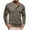 Army Green, variant on YYDGH Men's Henley Shirts Long Sleeve Cotton Button T Shirts Casual Solid Color Pullover Tops Army Green 3XL