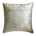 thumbnail image 2 of The HomeCentric Custom Cushion Cover, Yellow & Grey Pack of 2, 24x24 inch (60x60 cm) Throw Pillow Covers, Cotton Embroidery & Quilted Throw Pillows For Couch, Geometric Modern Style Easter - Spatial, 2 of 3