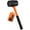 Rubber Mallet 16oz, variant on 16oz Rubber Mallet Hammer | Non-Marring Soft Blow Mallet with Fiberglass -Absorbing Handle for Woodworking, Flooring, Camping, and Assembly