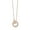 Rose Gold, variant on Women's Hypoallergenic Stainless Steel Circle 16" Necklace By Howard's