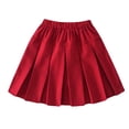 thumbnail image 5 of MEZZALL Girls Pleated Skirt For School Elastic Waist Casual Daily Wear Children A-Line Mini Skirt For Girls Kids Adorable Skirts, 5 of 5