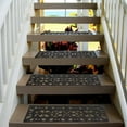 thumbnail image 3 of Pack of 4 Stylish Rubber Stair Treads - Non-Slip, Weather-Resistant, Elegant Scrollwork Design Indoor or Outdoor Use, 3 of 8
