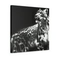 thumbnail image 2 of Winter Snow Leopard Portrait - Canvas, 2 of 10
