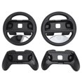 thumbnail image 1 of Game Grip Handle Steering Wheel Ergonomic Design Controller Game Grips Kit with Indicator Light for Switch Joy Con, 1 of 5
