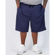 Real Essentials Men's Big & Tall 3-Pack Dry Fit & Mesh Active Athletic Perfomance Shorts (3X-5X)