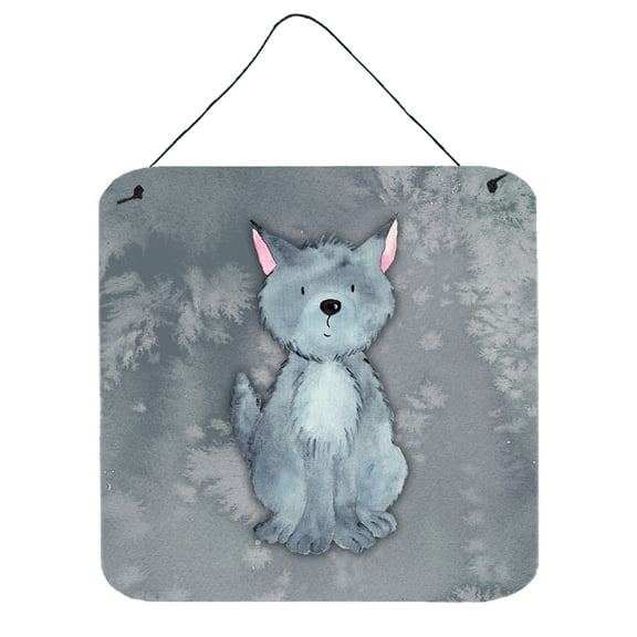 Wolf Watercolor Wall or Door Hanging Prints
