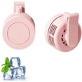thumbnail image 2 of Portable Silent Mini Bladeless Fan With Clip - 3 Speeds, USB Rechargeable, Hands-Free For Shirt, Office, Travel, Gift (Pink) 2 of 14
