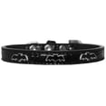thumbnail image 1 of Bat Widget Croc Dog Collar Black Size 18, 1 of 1