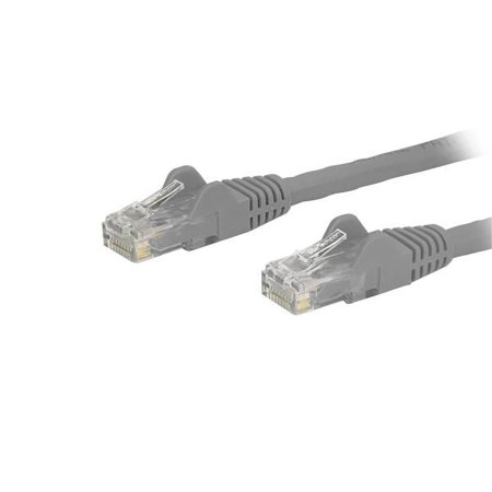 UPC: 0065030868761 | StarTech N6PATCH6INGR StarTech.com Cat6 Patch Cable – 6 in – Gray Ethernet Cable – Snagless RJ45 Cable – Ethernet Cord – Cat 6 Cable – 6in