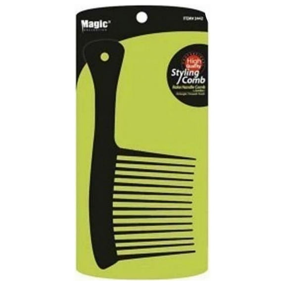 Black Jumbo Long Tooth Rake Comb